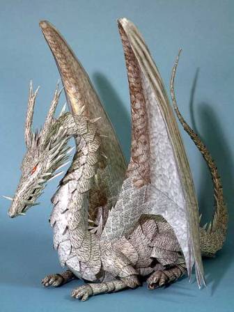 Cómo hacer un dragón de papel con papercraft