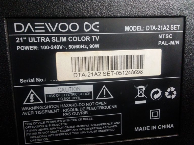 EEPROM para TV Daewoo modelo DTA-21A2 SET